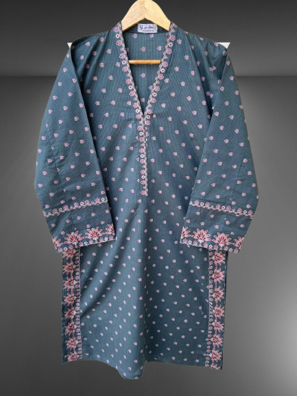 Single Elegant Printed Lawn Suit